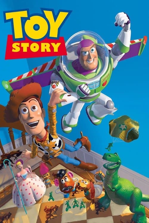 Toy Story (1995) movie poster - 77% on Rotten Tweets